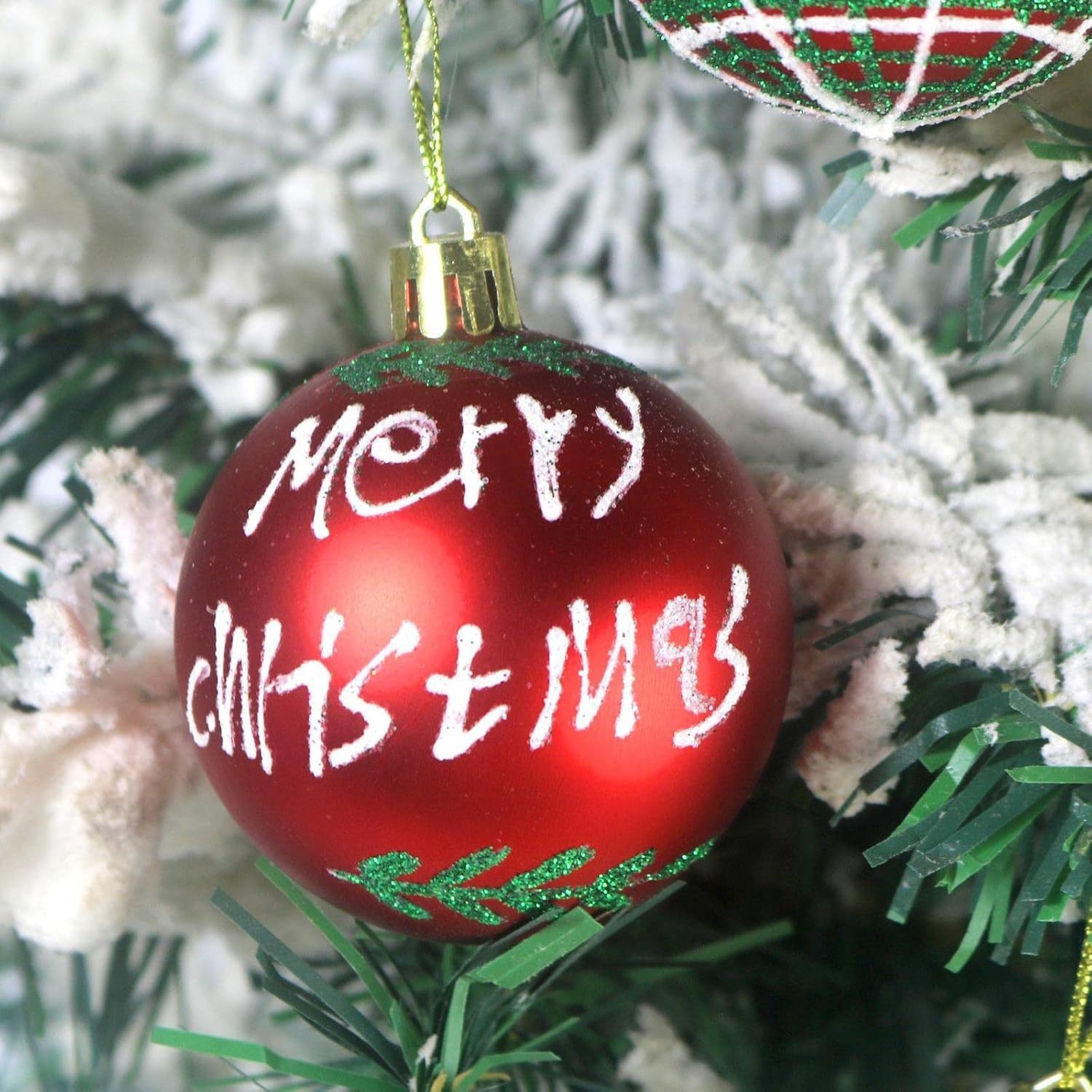 Bolas de Navidad 6CM30 bolas de polvo de flash bolas de forma especial árbol de Navidad atmósfera del centro comercial decoración de bolas de plástico colgante bolas