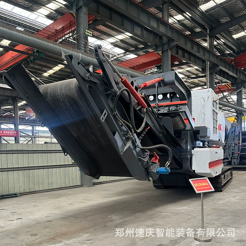 Конусная дробилка ударного типа, гусеничная дробильная установка, машина для производства песка, мобильная установка на шинах, мобильная машина для производства песка