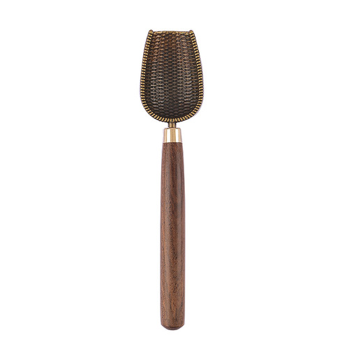 Tea spoon, tea shovel, tea ceremony accessories, ebony rosewood tea spoon, sandalwood handle, tea ceremony accessories, tea ceremony accessories, tea spoon wholesale
