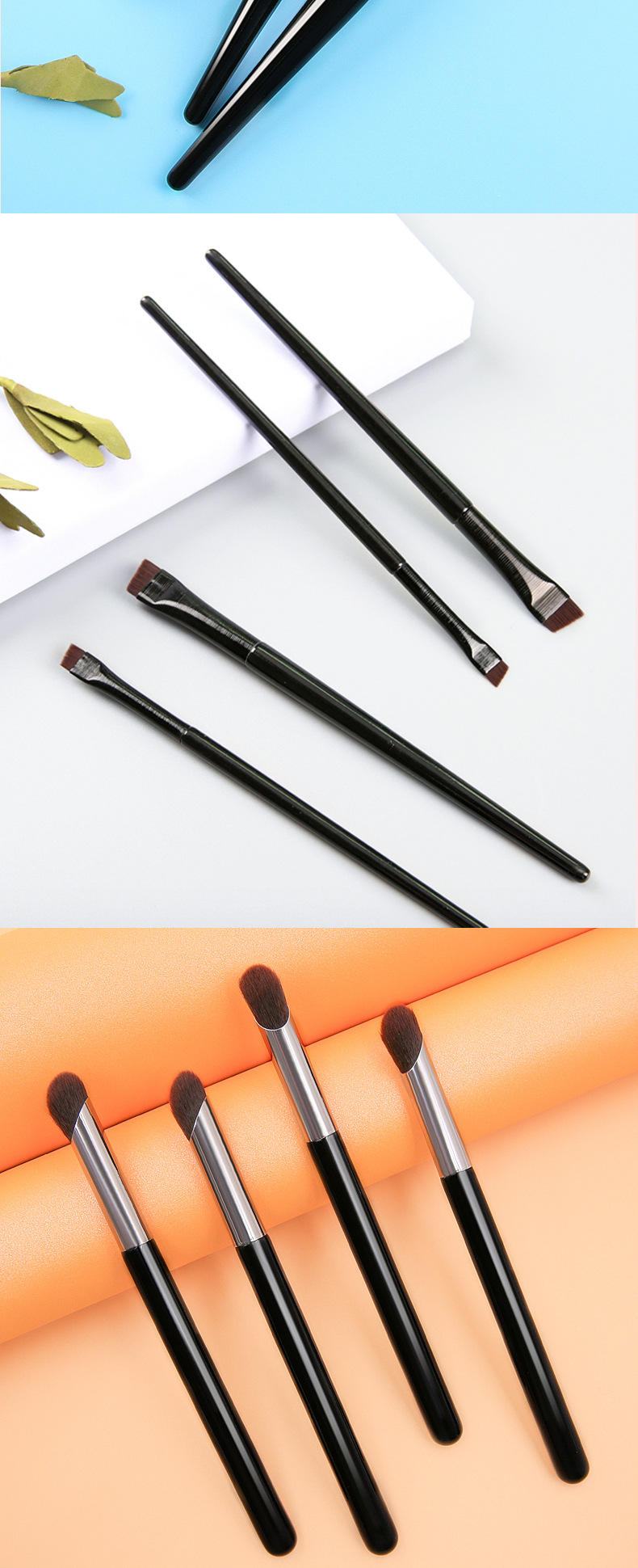 Fashion Artificial Fiber Wooden Handle Makeup Brushes 1 Piece display picture 2