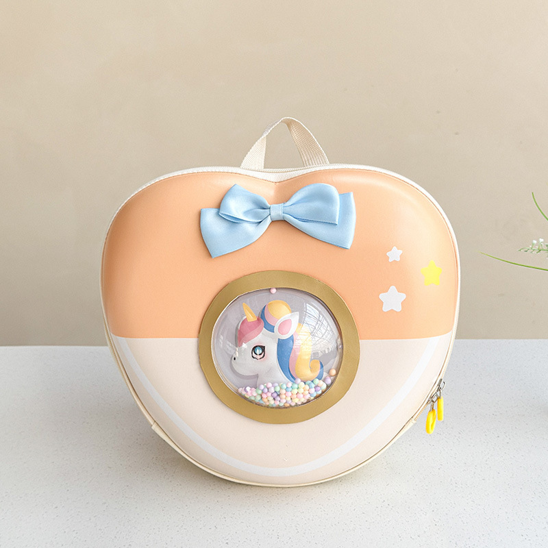 Nueva mochila escolar pequeña para niños, niños y niñas, mochila linda, jardín de infantes, clase pequeña, bocadillos para bebés, mochila transfronteriza