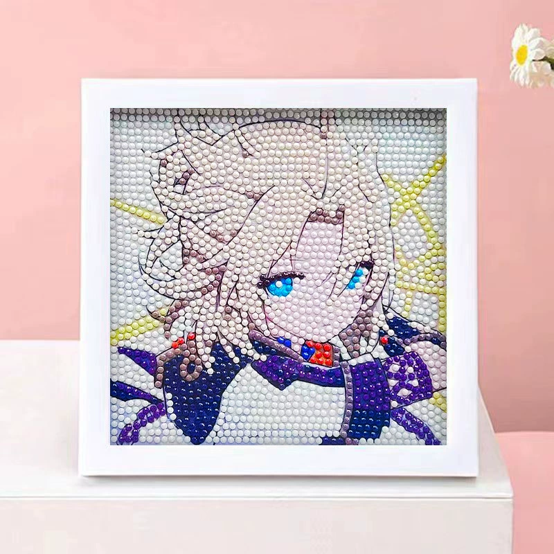 DIY-набор для алмазной мозаики 17×17 см, пластиковая рама, дизайн щенок, полный набор инструментов для кладки