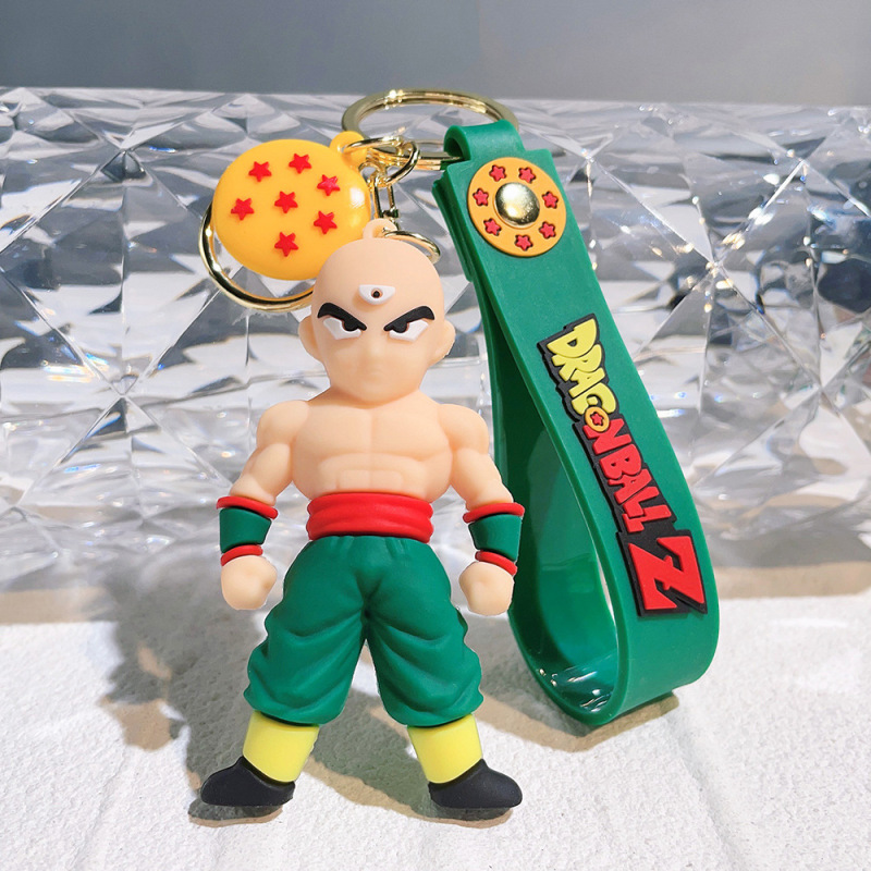 2024新しいドラゴンボールのキーホルダーのストラップのアニメの自動車のカバンは子供のプレゼントの漫画の孫悟空を飾ります。|undefined