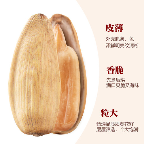 Dafeng Ancient Method Melon Seeds 300g Bagged Sea Salt Flavor Sunflower Seeds Internet Celebrity Leisure Snack Nuts Roasted Goods New Year Gift