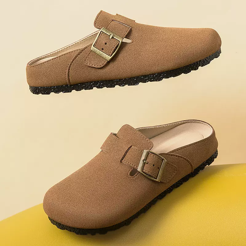 女鞋秋季新款勃肯鞋透气拖鞋软底舒适凉鞋时尚百搭休闲鞋潮流单鞋