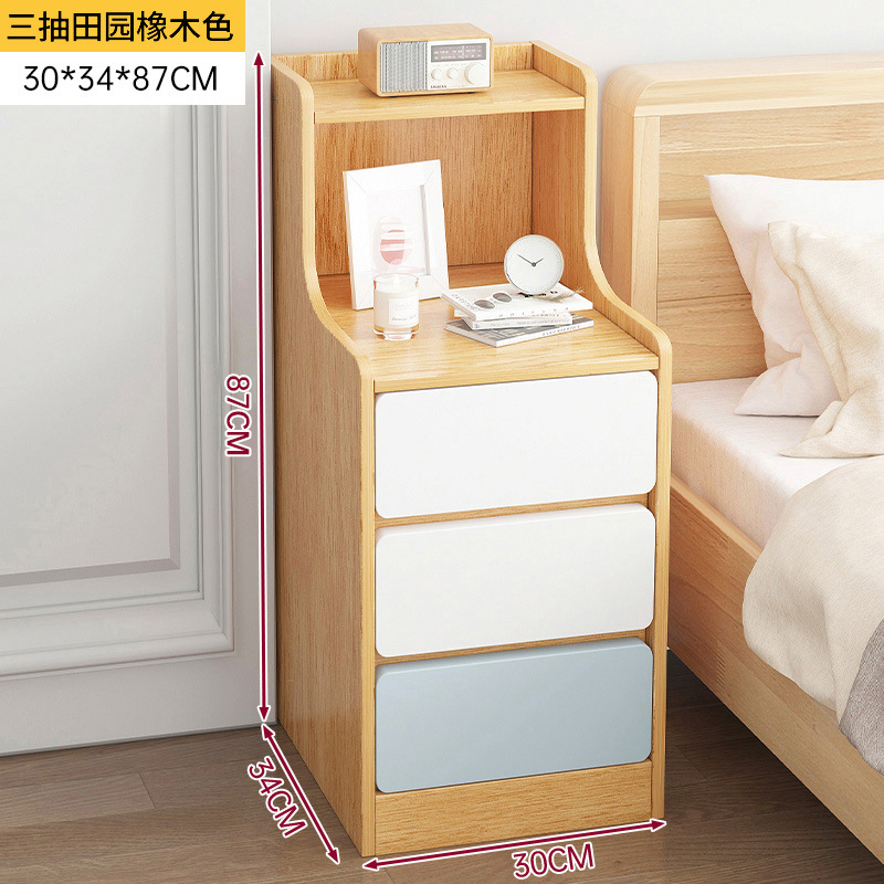 Mesa de noche para alquiler dormitorio moderno minimalista cama almacenamiento rack ultra estrecho brecha gabinete pequeño dormitorio armario