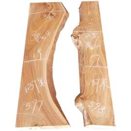 N6RS批发老榆木实木一字隔板原木木板特殊造型自然边河流桌子木板