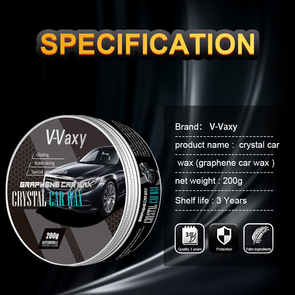 Graphene car wax solid car wax foreign trade for all models GM Brazil palm car wax factory direct supply