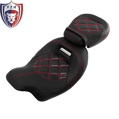 Motorcycle cushion Road Glide Dual Light Glide - red-line