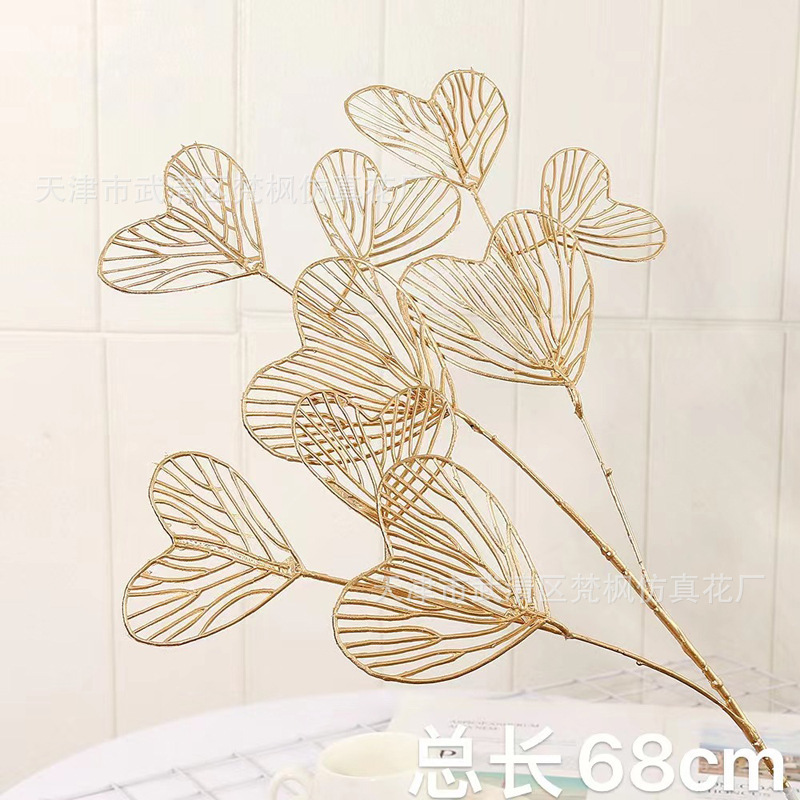 金系新年夜花シミュレーション花福桶置物赤果泡発財果尤加利金葉装飾|undefined