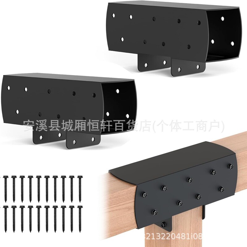 3-Way T-Shaped Gazebo Bracket Woodworking Right Angle DIY Bracket Suitable for Gazebos, Carports, Cabins, Etc 3-Way T-Shaped Gazebo Bracket Woodworking Right Angle DIY Bracket Suitable for Gazebos, Carports, Cabins, Etc