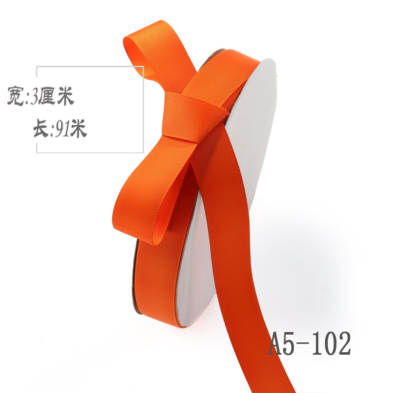 3cm de alta densidad costilla cinta arco cinta ramo caja de regalo embalaje color Ropa Accesorios cinta Decoración