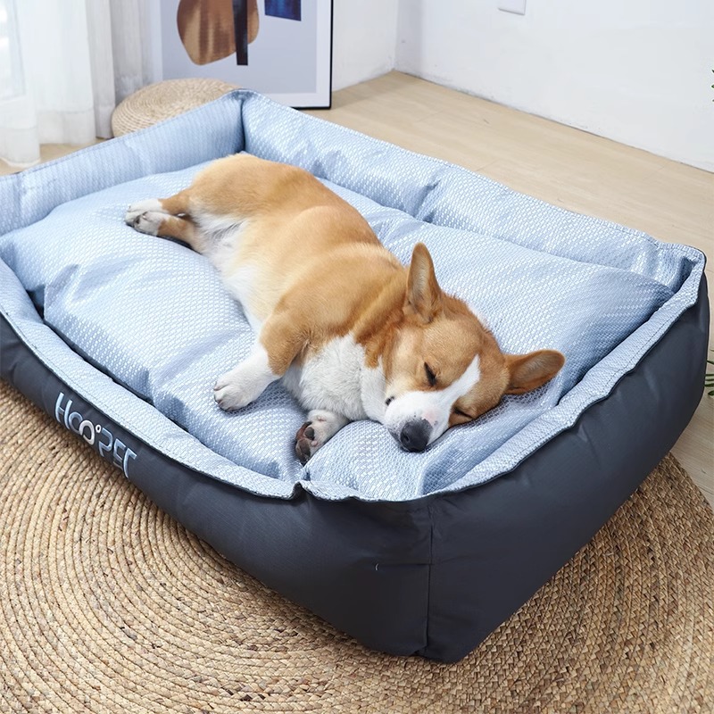 Cama para perros liquidación de verano nido fresco Cama para perros Corgi alfombrilla para perros extraíble y lavable