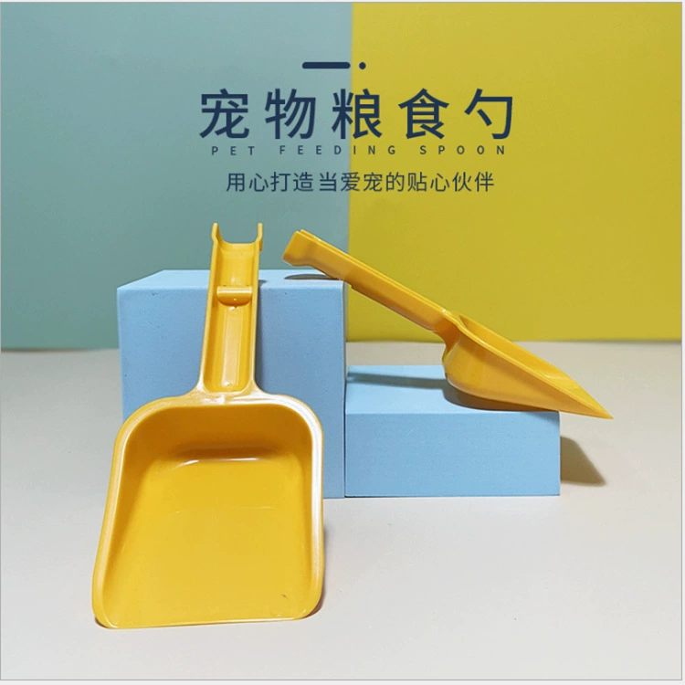 Квадратная ложка для корма для домашних животных, пластиковая ложка, ложка для кошачьего корма, ложка для корма для собак, бытовая лопатка для зерна и масла, ложка для кормления