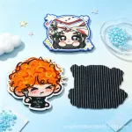 刘海贴魔术贴碎发贴来图可定发贴多种工艺可选织唛数码印