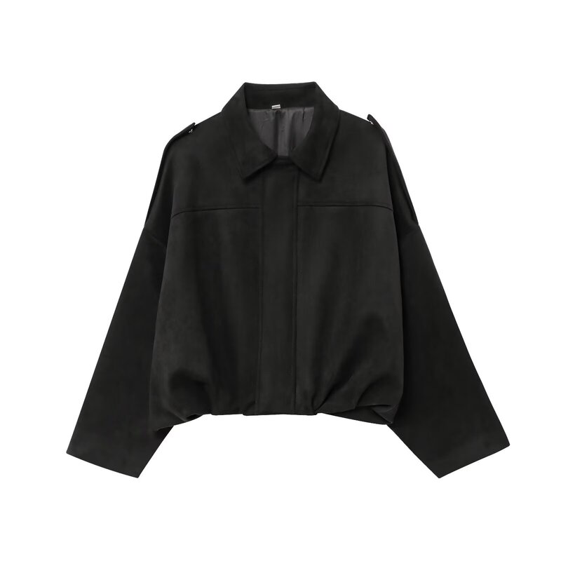Z外国貿易婦人服卸売り欧米風2025新型ファッション百合絨毛質感ジャケット4344155|undefined