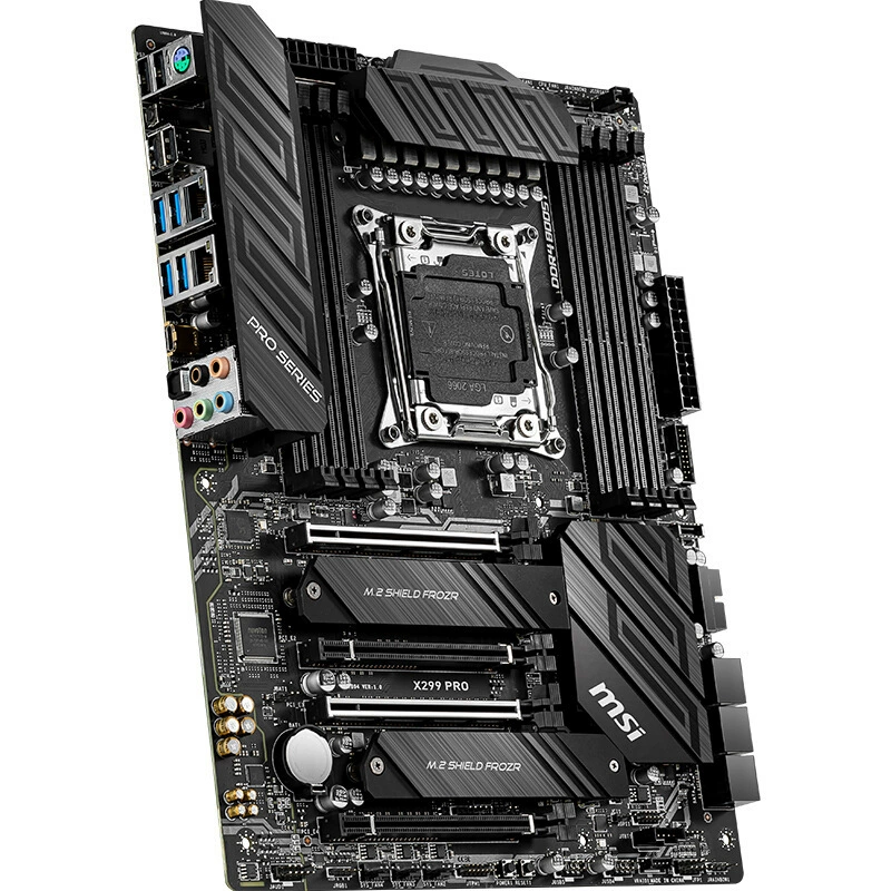Материнская плата для рабочей станции MSI X299 Pro ATX, Intel X299, LGA 2066