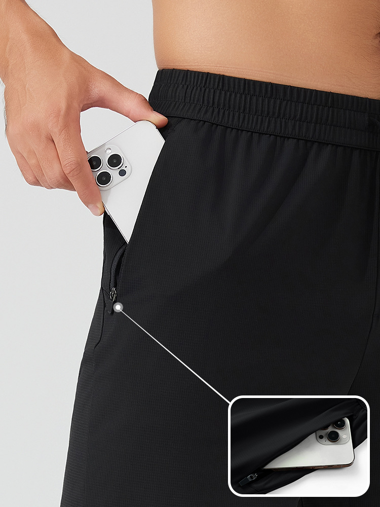 Pantalones cortos deportivos transfronterizos pantalones cortos masculinos de algodón y Nylon para correr en verano pantalones de cuatro puntos de fitness al aire libre pantalones cortos de maratón pantalones cortos especiales