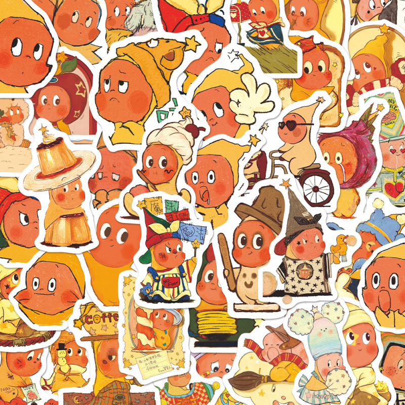 132 スターマンステッカー、かわいい手描き漫画ヒーリングインスタイル人気の携帯電話ケース、iPad ステッカー、防水|undefined