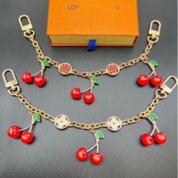 跨境2025年新款樱桃包链延长链条装饰钥匙扣及钥匙扣配件