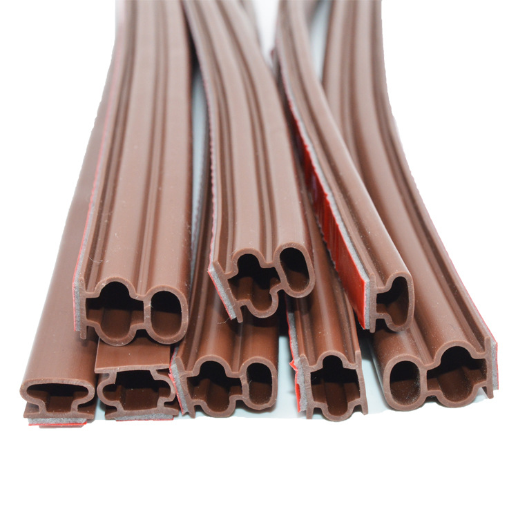 跨境防盗门密封条带背胶自粘木门门窗防尘防风防撞橡胶条规格10*6