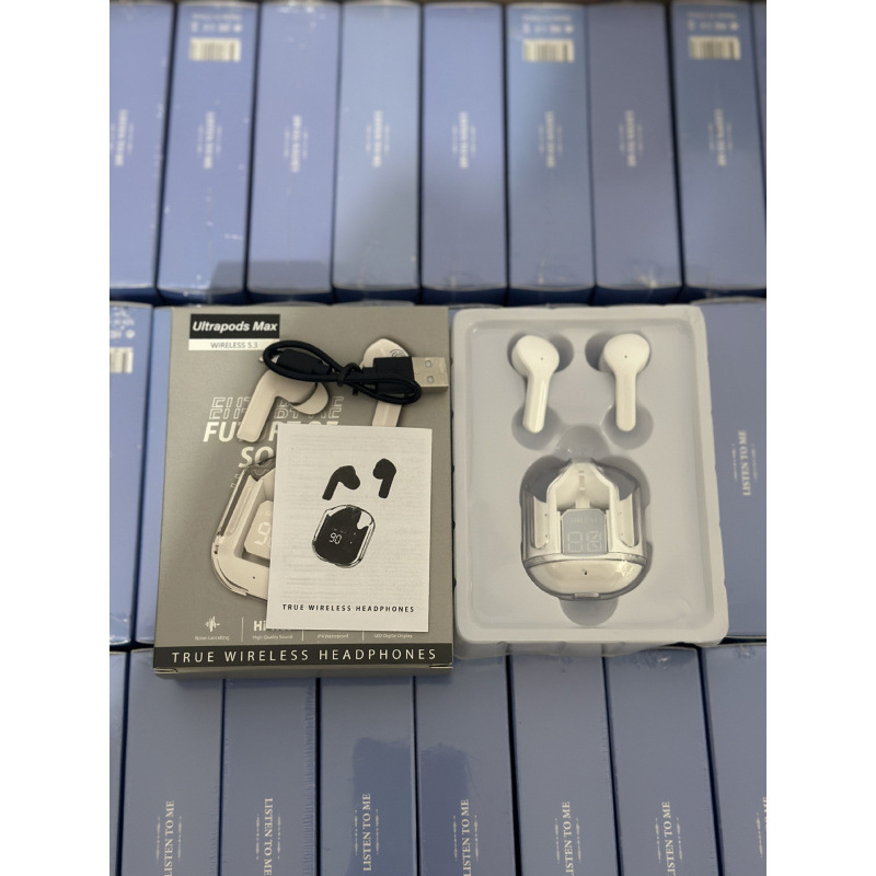 TK cargo transparente segunda generación Air39 auriculares Bluetooth transparente generación Air31 cristal pantalla digital cápsula inalámbrica