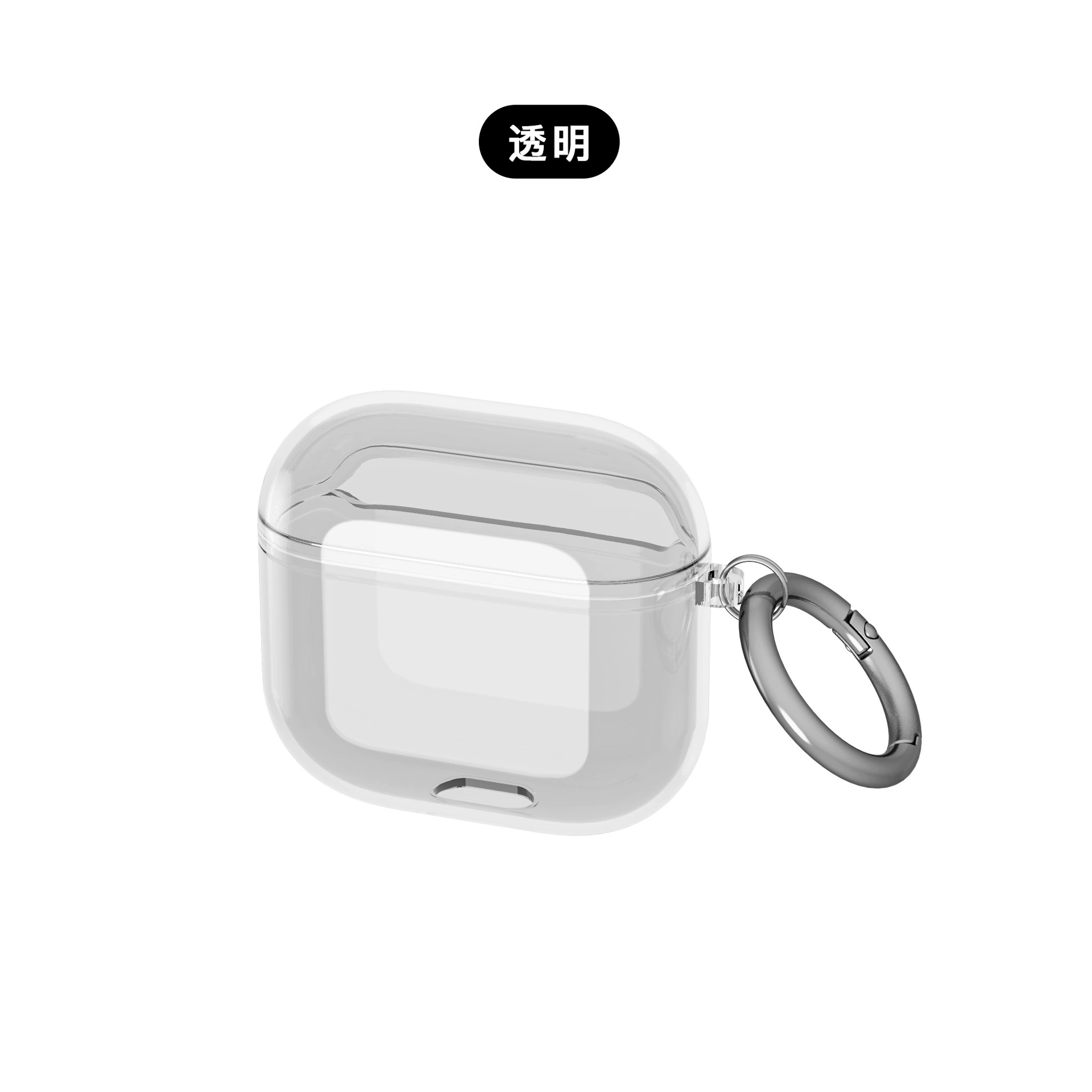 Protective Case (Apple AirPods4) — Transparent, Glitter Options, Charging Port Access