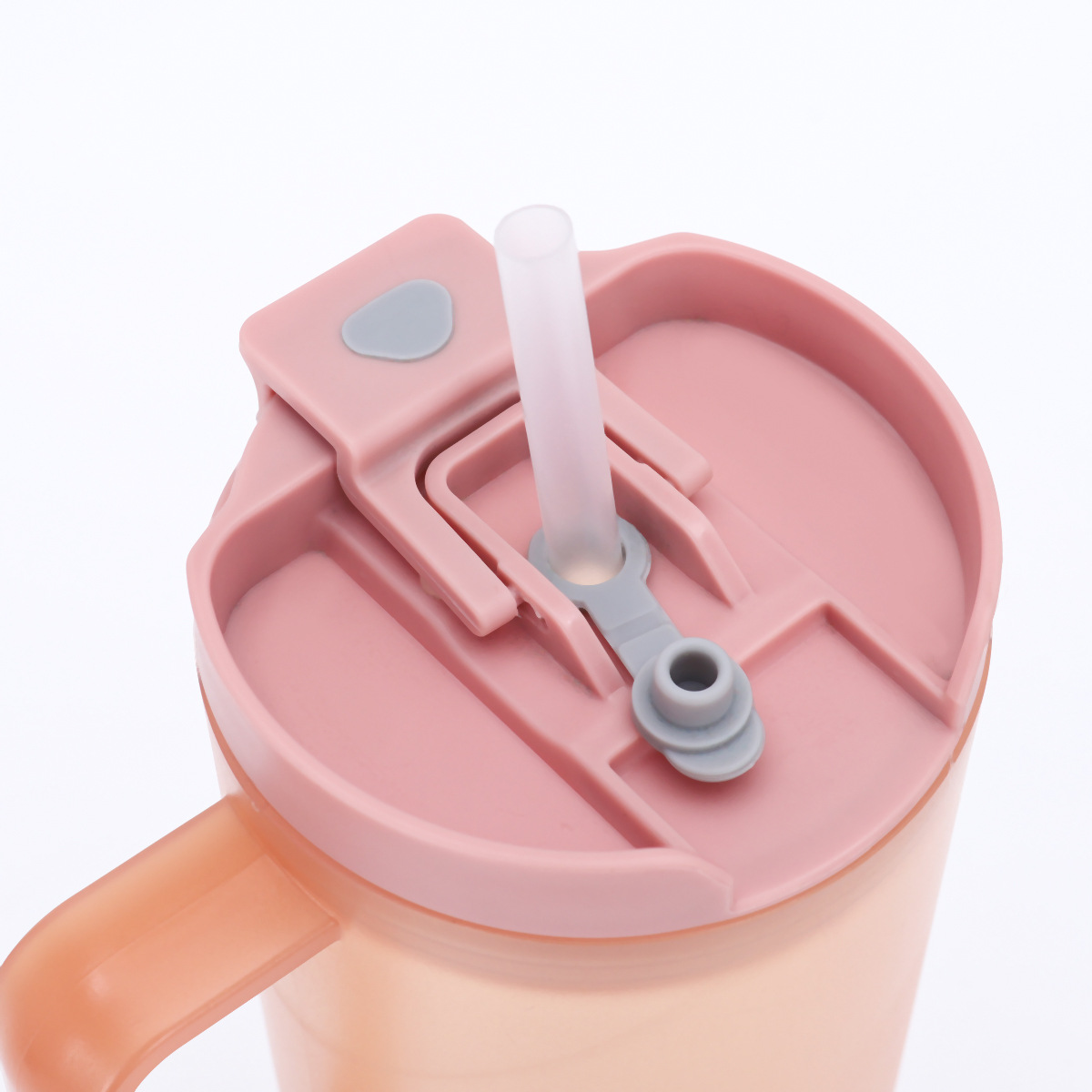 Nueva gran capacidad de 40oz mango taza de plástico anti-caída a prueba de polvo multifuncional taza de bebida doble taza de agua portátil al aire libre al por mayor