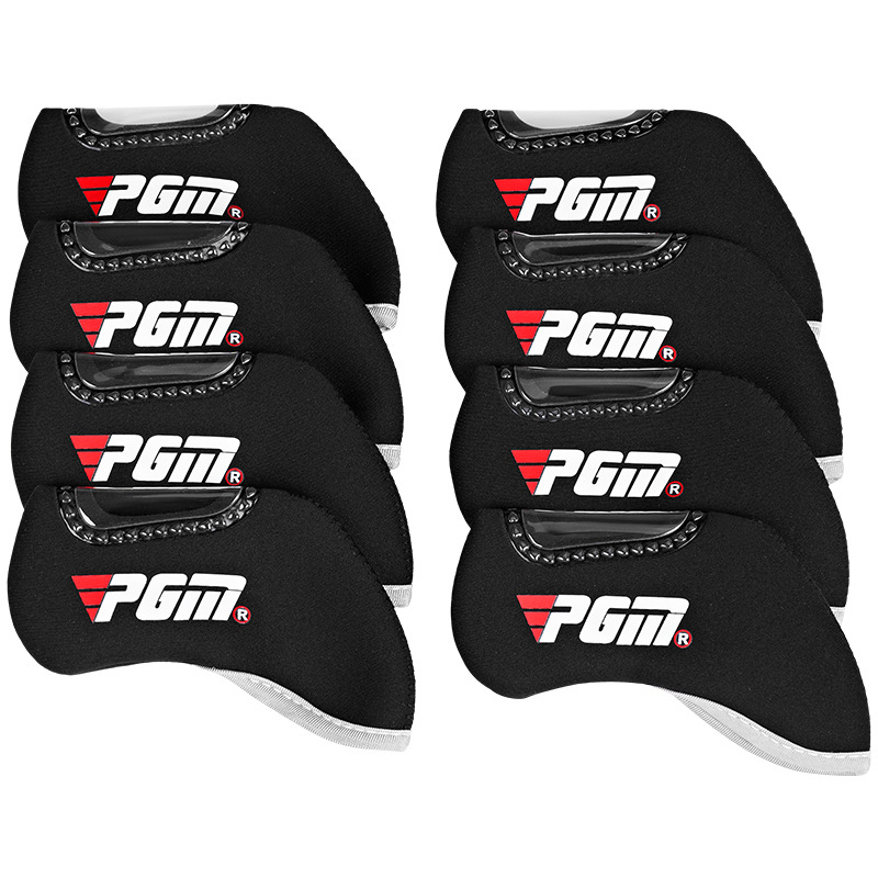 Vỏ bọc gậy golf PGM dày chống va chạm, nắp trong suốt che đầu gậy sắt — Gói 8 màu đen [Số có thể nhìn thấy trên nắp trên trong suốt/phổ biến cho thanh sắt] GT004, Đen 1 gói [Số có thể nhìn thấy trên nắp trong suốt/đa năng cho thanh sắt] GT004