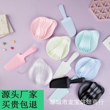 生日蛋糕餐具一次性纸盘刀叉套装高档水滴形餐盘碟子托盘餐具
