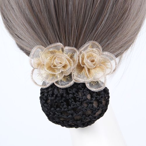 Nurse's flower girl, fresh and fresh, professional hair net, bank hospital, hotel waiter's hair net bag at work