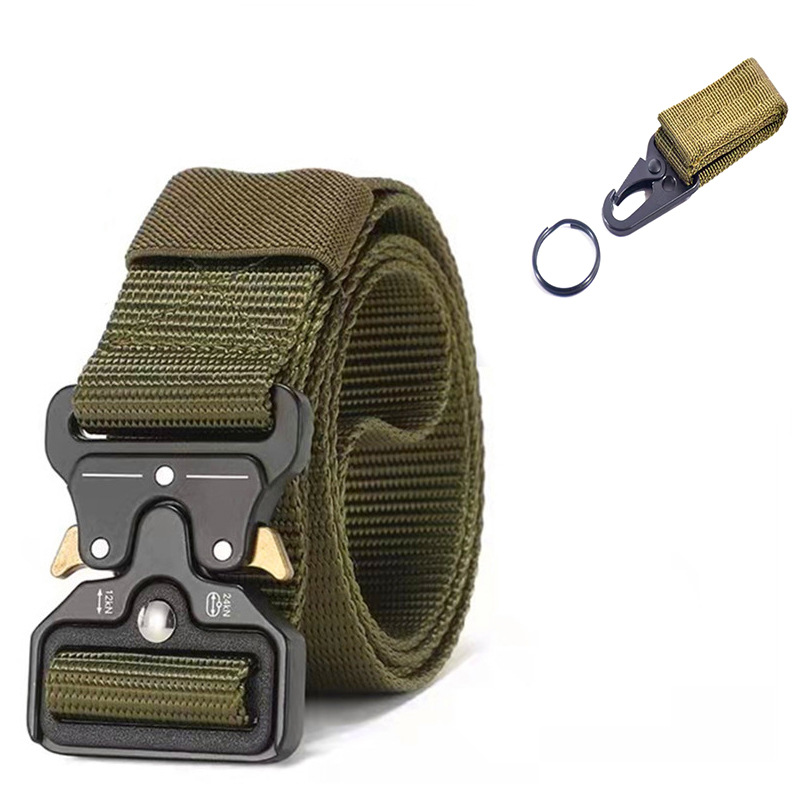 Cinturón táctico Cobra, cinturón de nailon, cinturón para hombre, cinturón de lona, cinturón para pantalón, cinturón extendido para hombre, cinturón versátil de moda para hombre