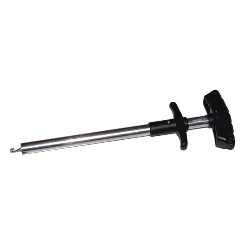 Removedor de gancho de aleación de aluminio removedor de gancho de pesca removedor de gancho de tipo T portátil separador de gancho de pescado de garganta profunda para la pesca