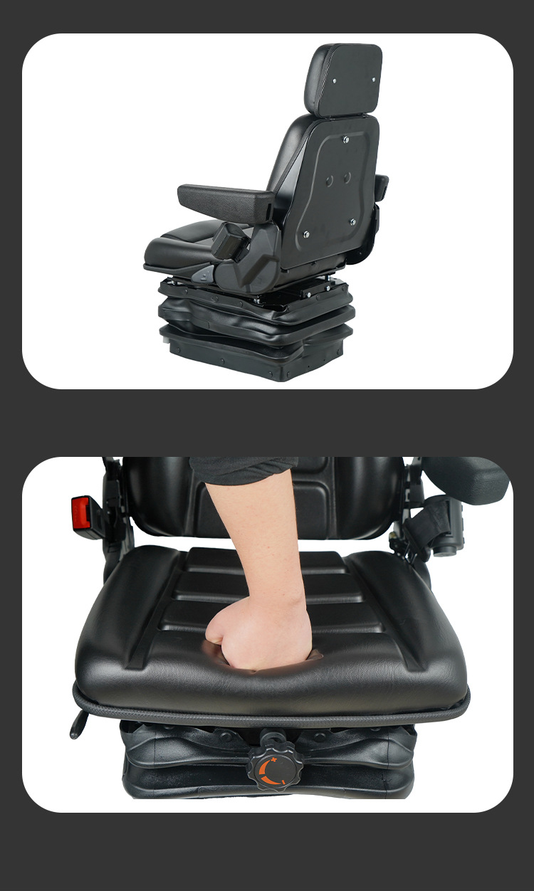 Original Forklift Mechanical Engineering Garden Agricultural Machinery Universal Seat with High-End Shock Absorption, Comfortable and Durable Outdoor Indoor