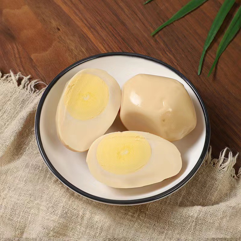 Bai Le Ba salted egg, pickled pepper egg, three-pack, shell-less tea egg, five-spice egg, Wenzhou style salted egg, casual snack 