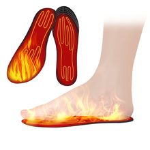 创意冬季暖脚发热鞋垫USB充电可行走可水洗加热保暖鞋垫工厂批发