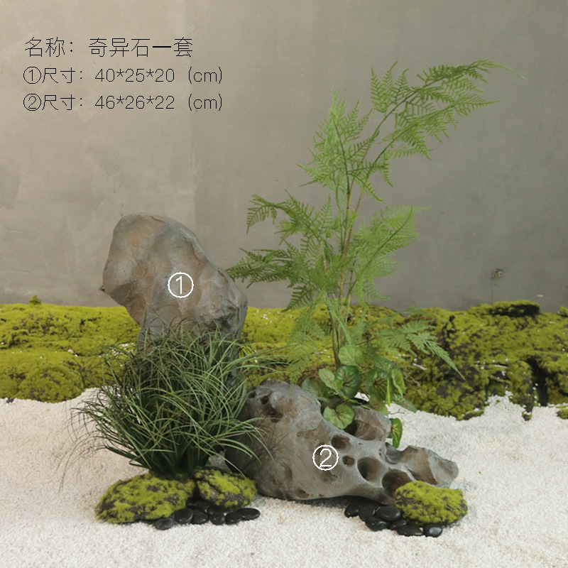 Taihu piedra decoración piso nuevo chino suave decoración interior patio paisaje tiro apoyos decoración simulación Taihu piedra