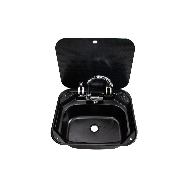 Rv Folding Sink Modified Small Kitchen Stainless Steel Wash Basin Square Flip Sink