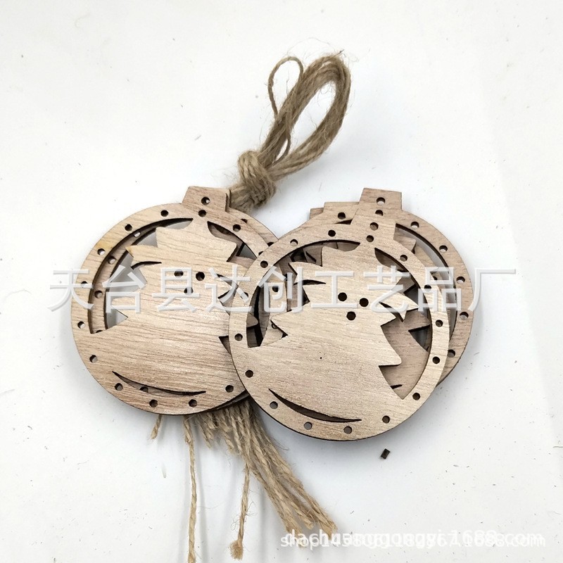 11款桐木板圣诞-铃铛*70*64mm