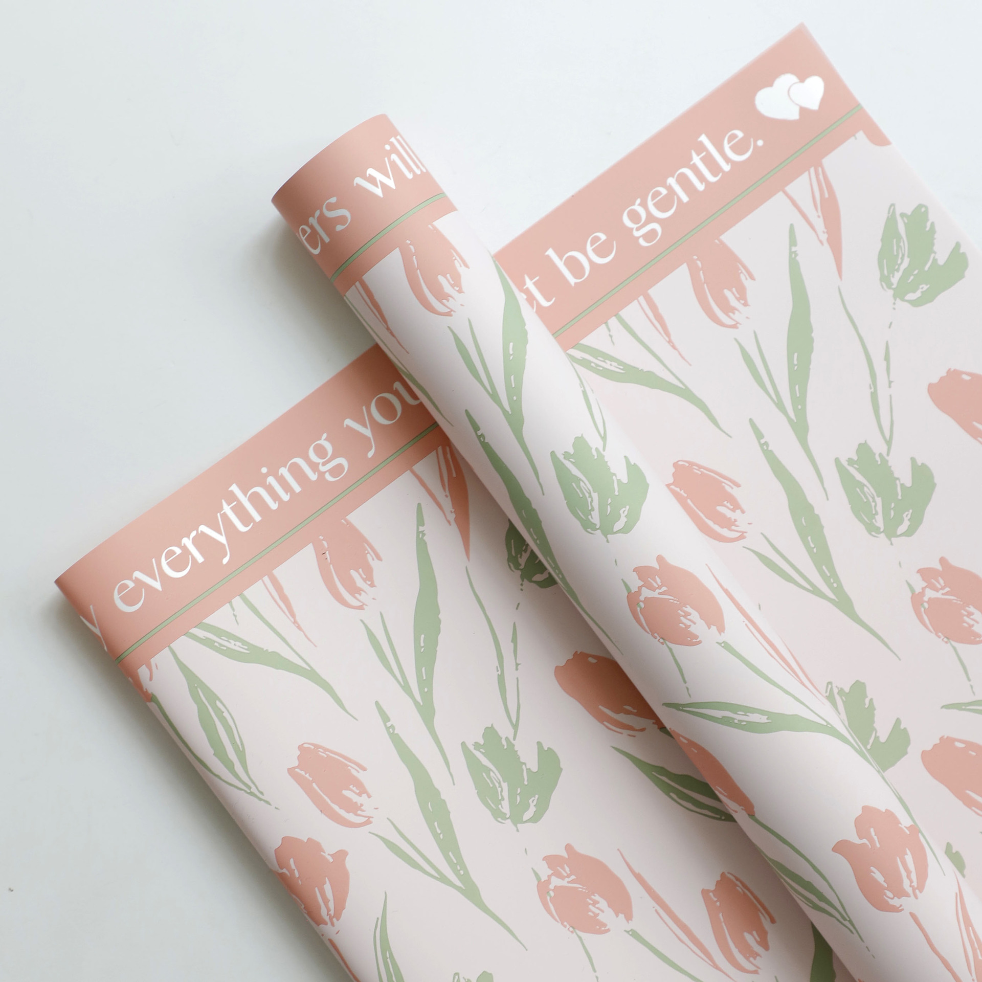 Flor Xi plum paper tulipán lenguaje flor embalaje di buquete regalo película impermeable floral flor embalaje de flores