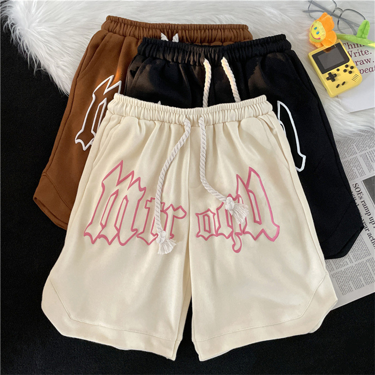 European and American Shorts Men's Summer American Pants Trendy Brand Ins Explosive Sports Loose Casual Thin Basketball Pants