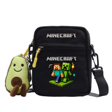 我的世界Minecraft游戏周边史蒂夫苦力怕男女儿童学生小方包包潮