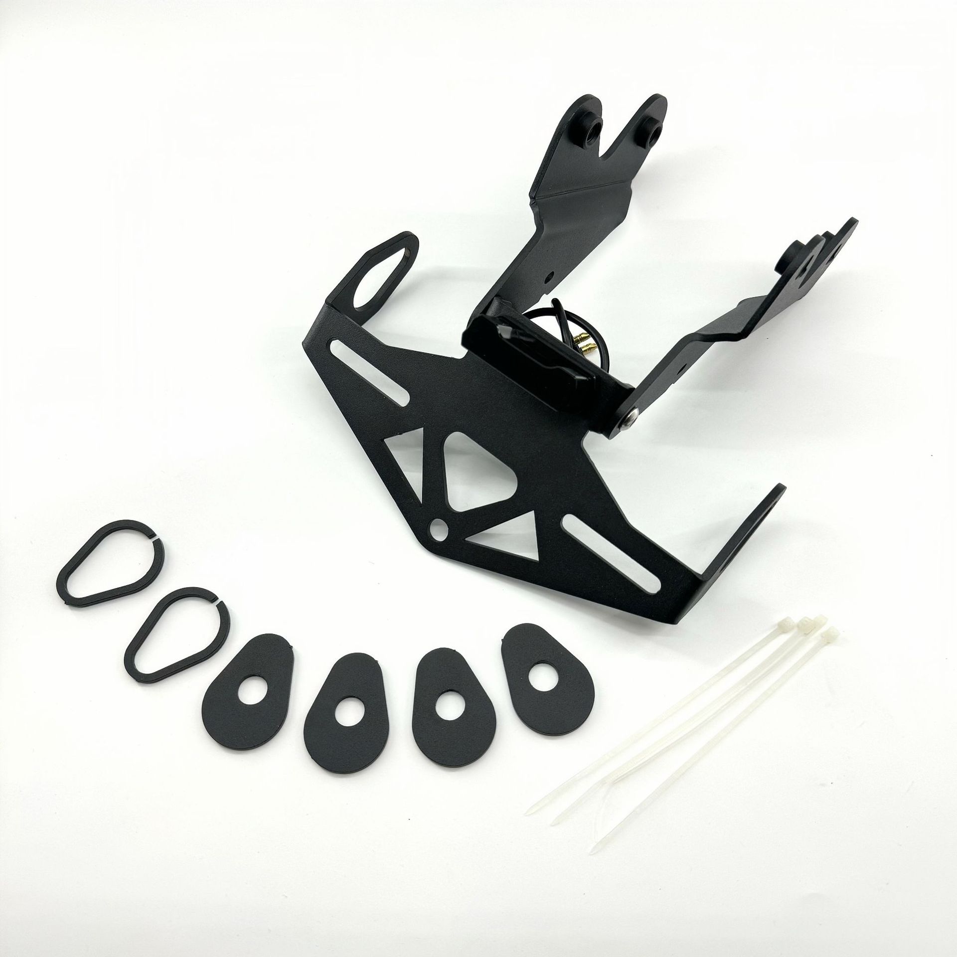 Suitable for Yamaha Mt-09/Sp 2024 2025- Modified Short Tail License Plate Holder Foldableable Short Tail Bracket