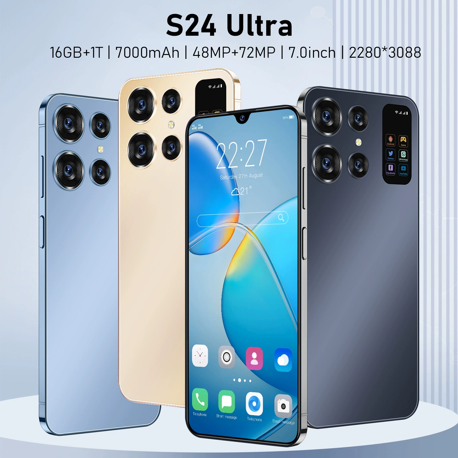 Умные часы, подлинный мобильный телефон, (跨境 торговля), 5G, поддержка функций для всех стандартов сетевой связи, Android