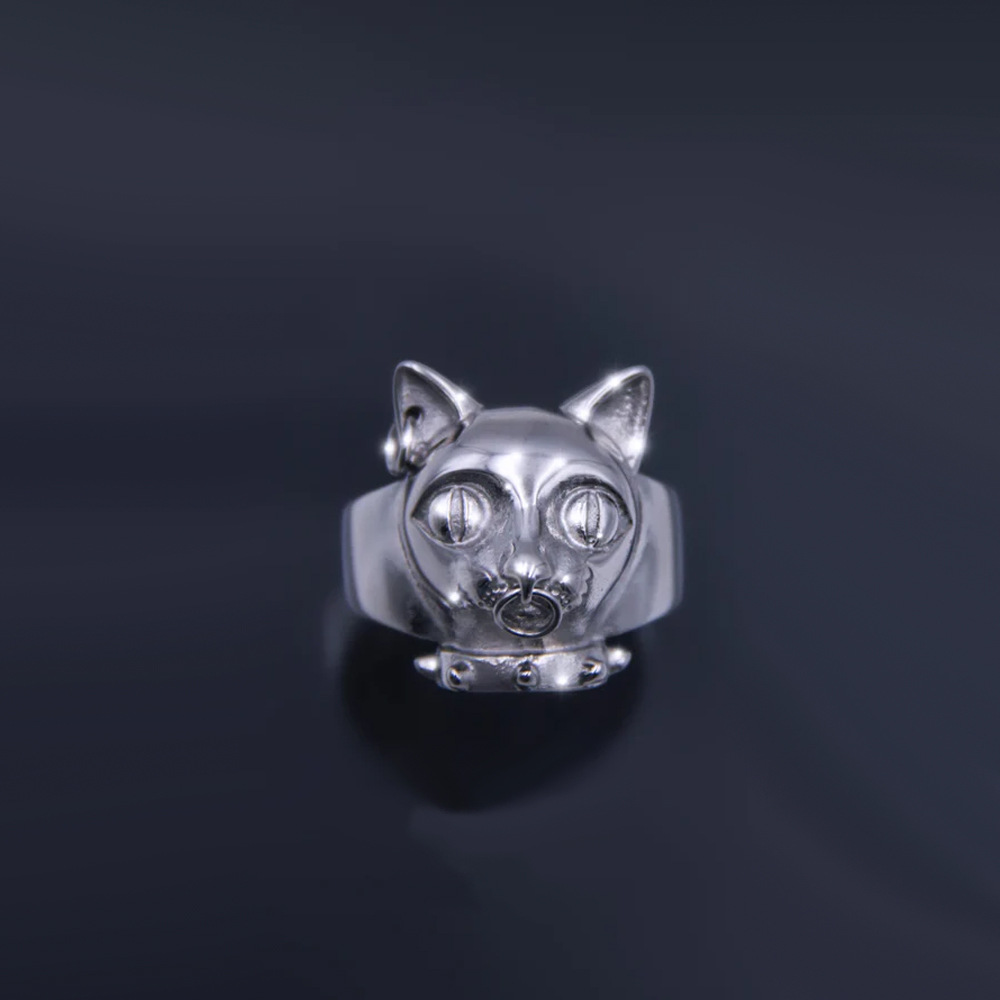Alloy Material Punk Geometric Alloy Polishing Unisex Rings
