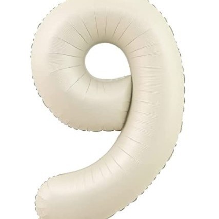 40 pulgadas digital de papel de aluminio globo vintage color leche blanco caramelo chocolate atmósfera globo decorativo