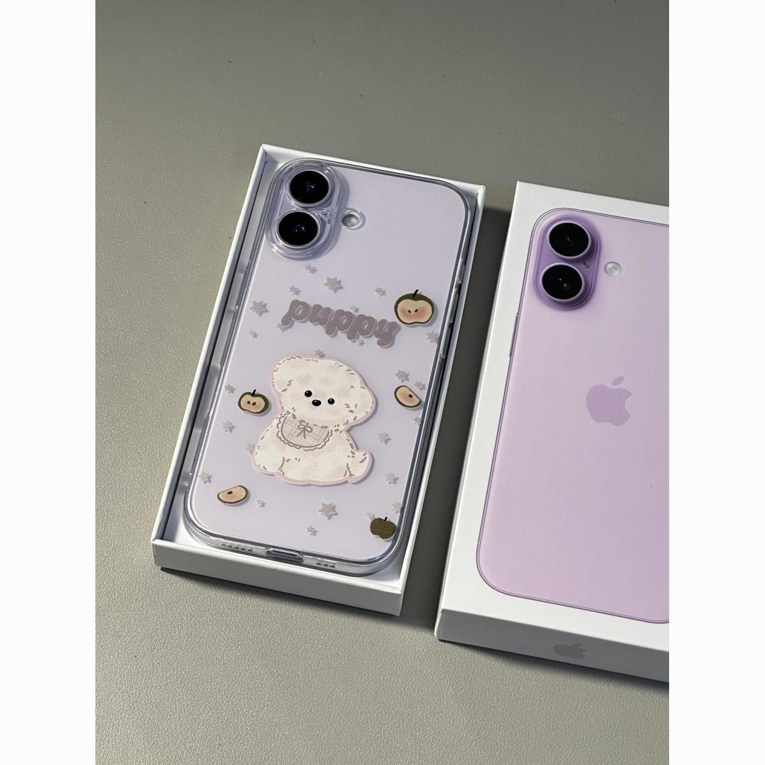 Чехол для iPhone с милым щенком MHS