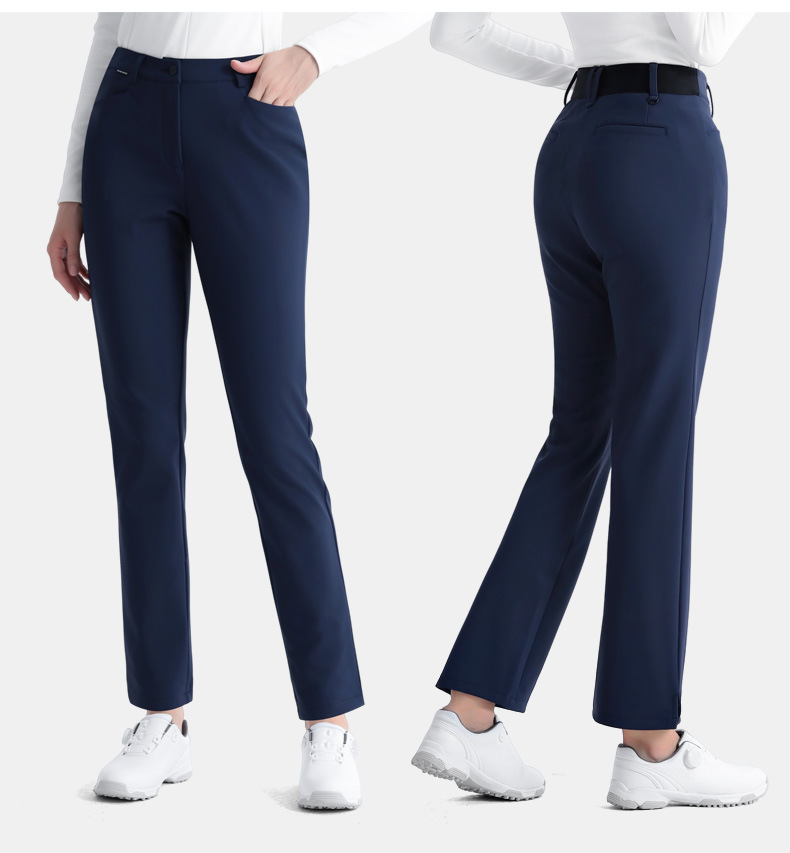 Quần dài golf nữ PGM cạp cao co giãn giữ ấm ống đứng — KUZ195 [Nội thất hấp thụ nhiệt/dây thun co giãn/cạp cao thẳng] quần dài đen, KUZ195 [Nội thất hấp thụ nhiệt/dây thun co giãn/cạp cao thẳng] quần kaki, KUZ195 [Nội thất hấp thụ nhiệt/dây thun co giãn/cạp cao thẳng] quần dài trắng, KUZ195 [Nội thất hấp thụ nhiệt/dây thun co giãn/cạp cao thẳng] Quần dài màu xanh nước ngoài chi tiết 15