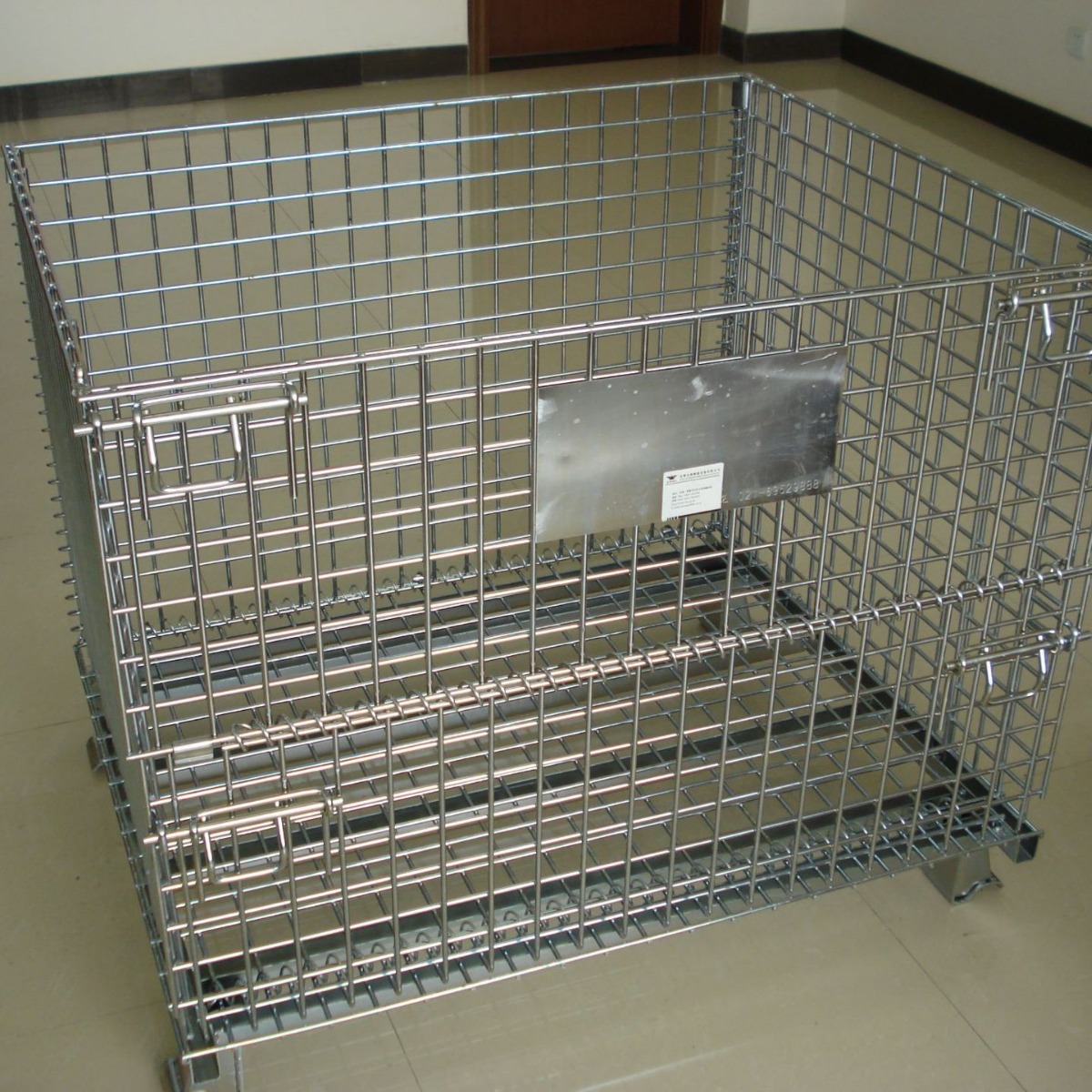 厂家批发折叠式仓储笼　仓库笼　蝴蝶笼　美固笼 可堆垛