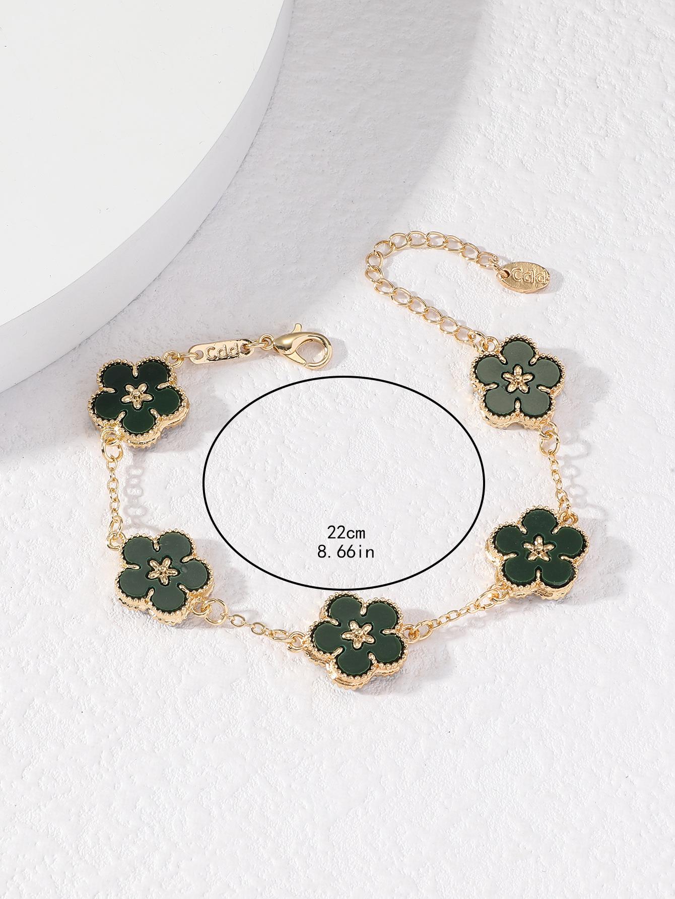 IG Style Sweet Flower Zinc Alloy Inlay Shell Women's Bracelets display picture 28